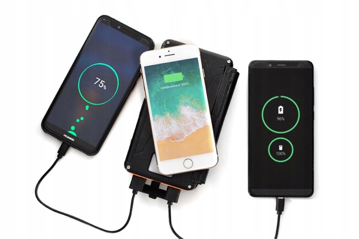 PANCERNY POJEMNY DUŻY POWERBANK SOLARNY 16000 mAh