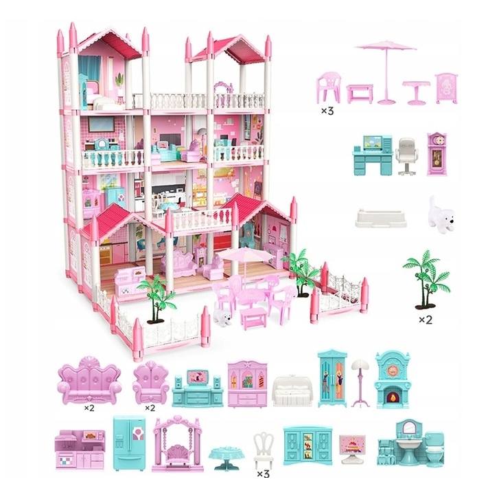 Domek dla lalek Molok Domek dla lalek 61 cm