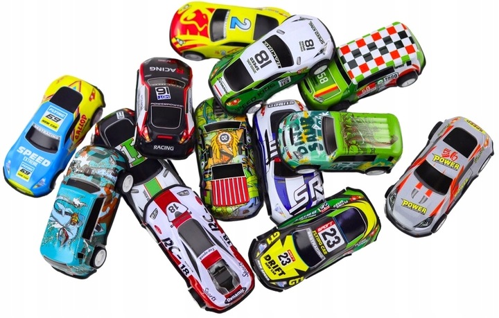 Duży zestaw samochodów metalowe resoraki w walizce autko autka z napędem 40