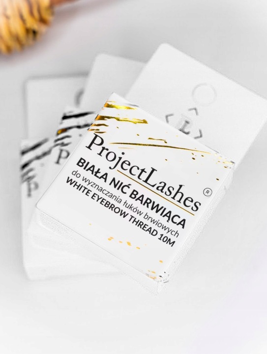 NIĆ DO GEOMETRII BRWI BARWIĄCA DO WYZNACZANIA ŁUKÓW ProjectLashes BIAŁA