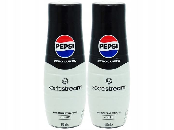 6x SYROP KONCENTRAT PEPSI MAX DO SATURATORA SODASTREAM 9L NAPOJU z 440ml