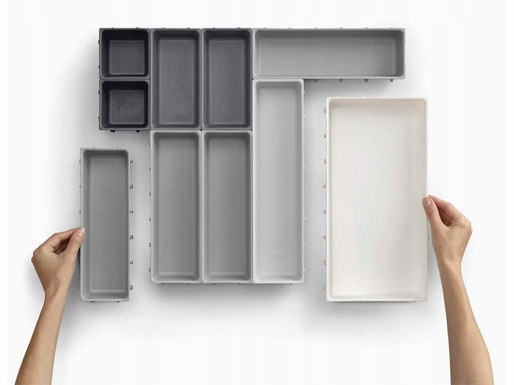 ORGANIZER KUCHENNY NA SZTUĆCE WKŁAD DO SZUFLADY POJEMNIK MODUŁOWY POJEMNY