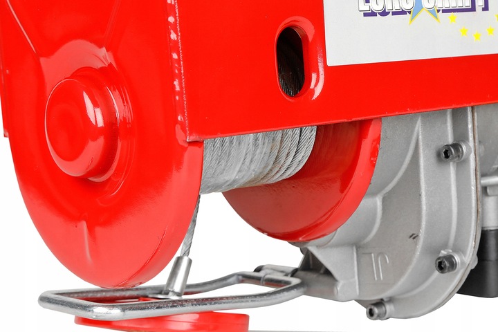 WYCIĄGARKA ELEKTRYCZNA WCIĄGARKA 800KG 2000W LINOW SUWNICA STEROWANA HJ207