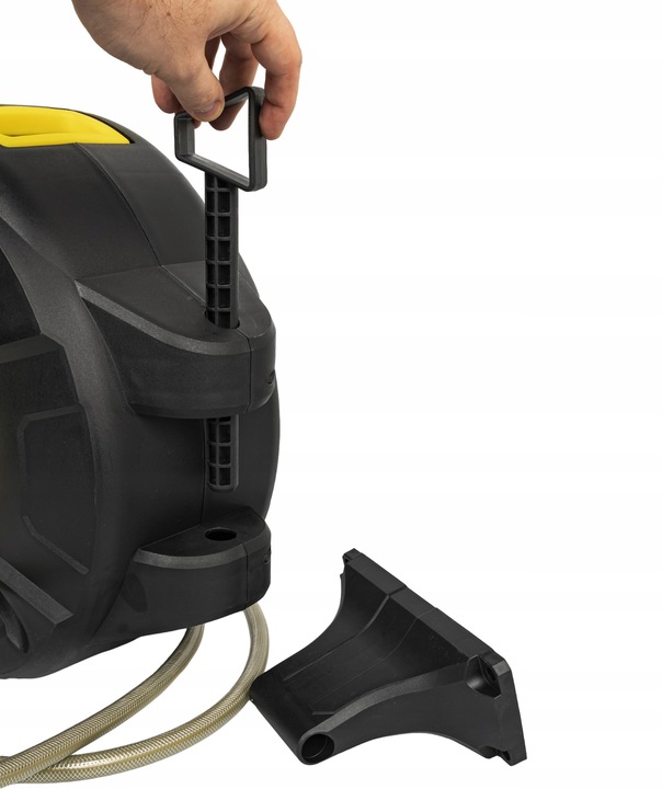 WĄŻ OGRODOWY ZWIJANY AUTOMATYCZNY BĘBEN PISTOLET ZRASZACZ KOŃCÓWKI 27m