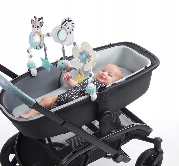 Łuk z zabawkami - Magiczna Kraina - czarno-biały