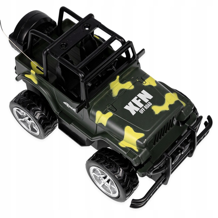 SAMOCHÓD JEEP ZDALNIE STEROWANY RC AUTO NA PILOT 2.4GHZ TERENOWY DLA DZIECI