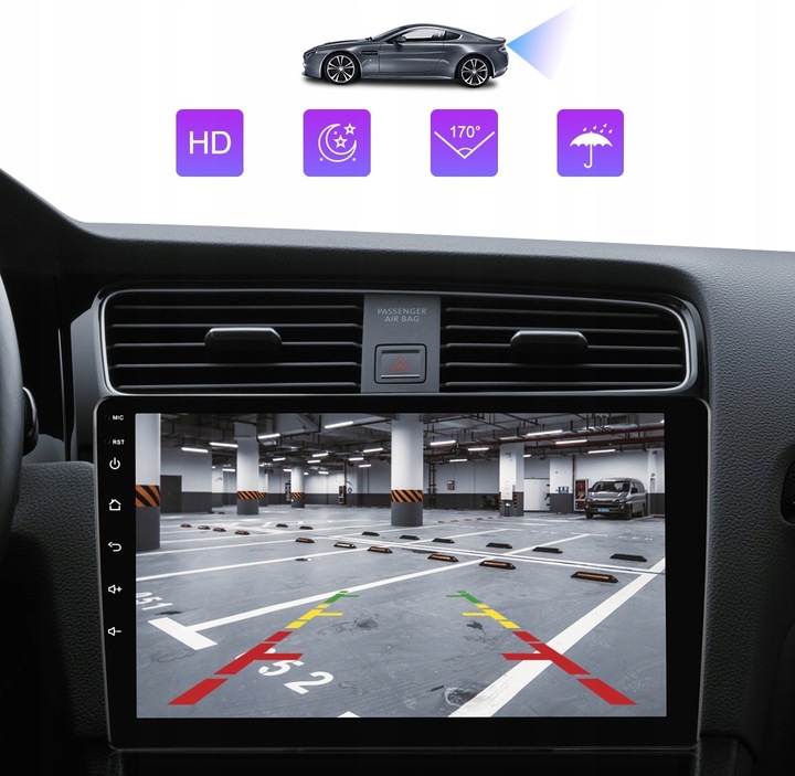 RADIO SAMOCHODOWE 2 DIN 4GB/64GB ANDROID AUTO CARPLAY ANDROID 13 RDSDSP 10"