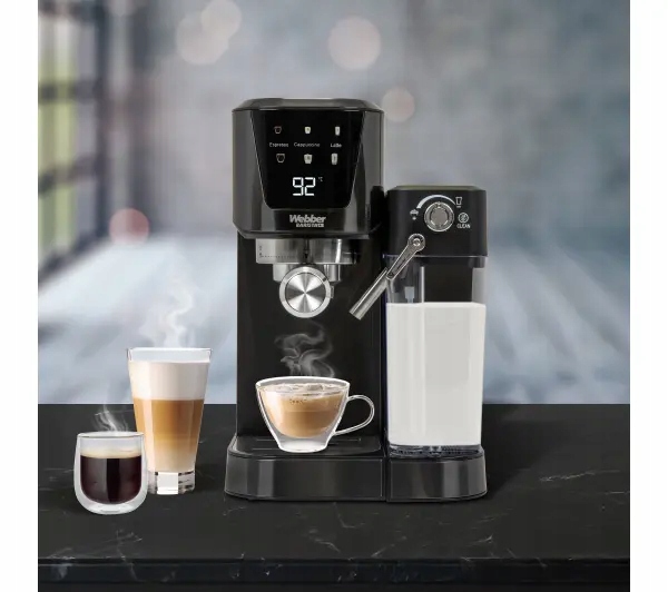Ekspres ciśnieniowy do kawy Webber L7 Caldas 1350W 20 barów Kolbowy