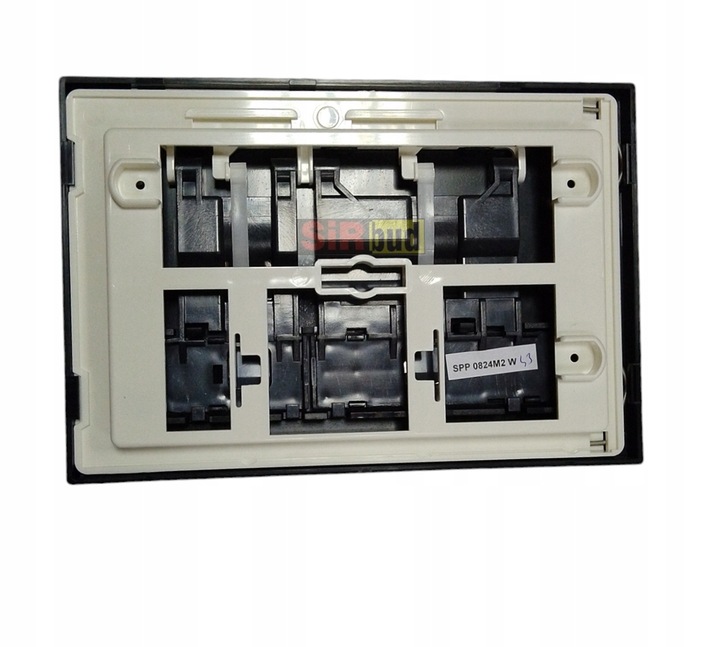 PRZYCISK SPŁUKUJĄCY WC Kk-Pol CERSANIT LINK AQUA M08 CZARNY MATOWY