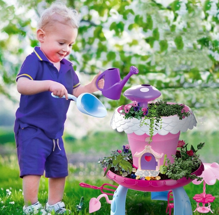 MAGICZNY OGRÓD UPRAWA ROŚLIN DOMEK KWIATÓW OGRÓDEK WRÓŻEK NÓŻKI ŚWIECI GRA