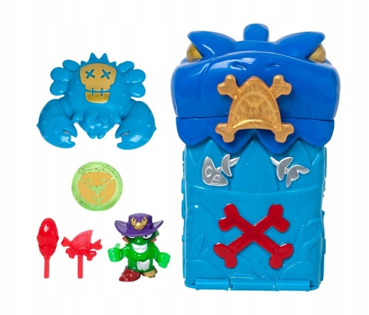 PIRATIX Secret Cave SKULL Jaskinia + Figurka CAPITAN HUNTER Zestaw 3+