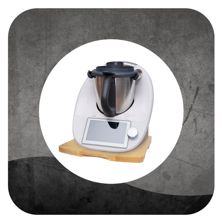 PODSTAWKA DESKA POD THERMOMIX TERMOMIKS TM6 TM5 SOLIDNE DREWNO