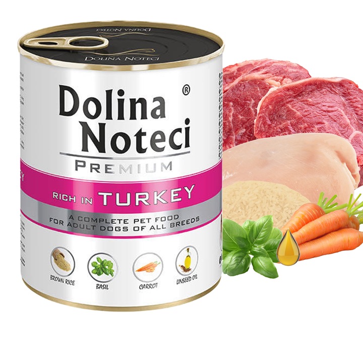 DOLINA NOTECI Premium Karma mokra dla psa MIX Smaków 20x 800g