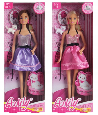 Lalka Anlily Zestaw z Kotkiem 29 cm
