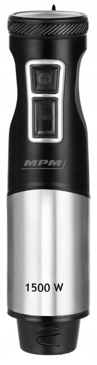 Blender ręczny srebrny/szary inox MPM MBL-33M