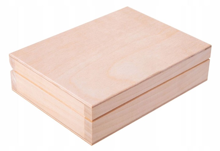 Karty do gry 2 talie w drewnianym pudełku