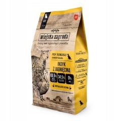 Wiejska Zagroda Karma sucha dla psa INDYK z JAGNIĘCINĄ Średnie rasy M 9kg