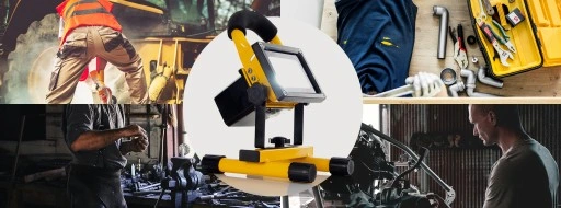 HALOGEN REFLEKTOR 10W BEZPRZEWODOWY AKUMULATOROWY BATERIA NAŚWIETLACZ IP65