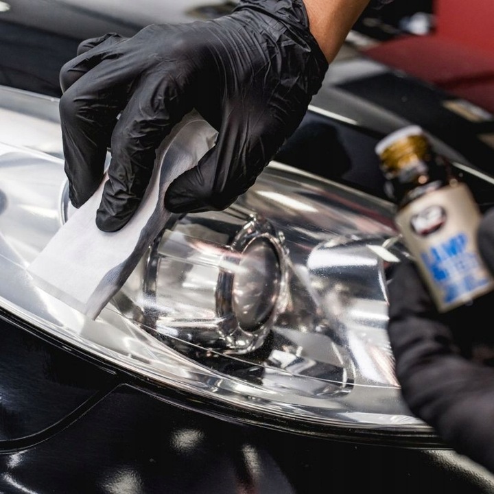 ZESTAW POLERKA RENOWACJA PASTA DO POLEROWANIA REGENERACJI REFLEKTORÓW LAMP