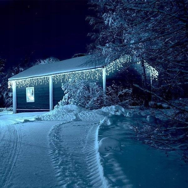 SOPLE LED 500 LAMPKI ZIMNE WISZĄCE 20M ZEWNĘTRZNE WEWNĘTRZNE EFEKT FLASH