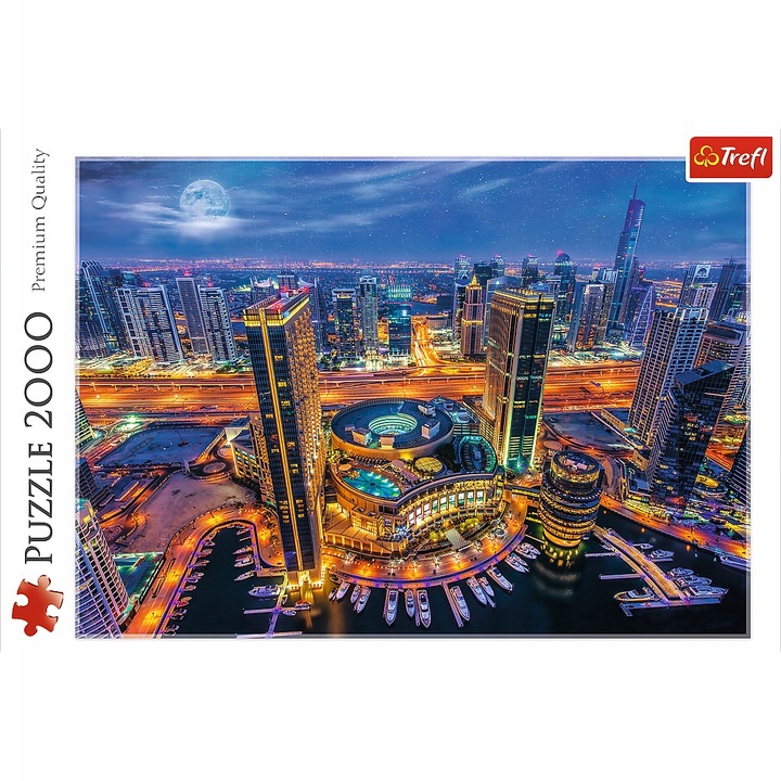 Puzzle 2000el. Światła Dubaju