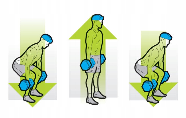 Zestaw Hantli Hantle Bitumiczne Ciężarki do Ćwiczeń Fitness Siłownia 2x 3kg