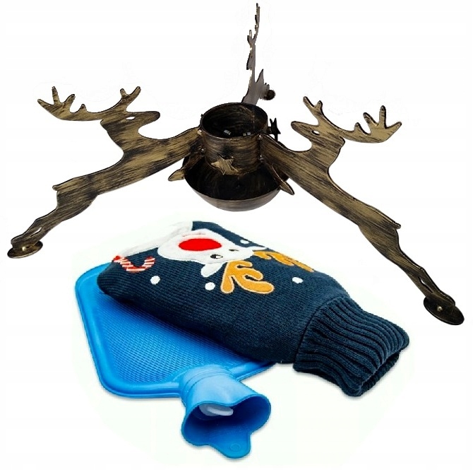 STOJAK CHOINKOWY 70cm ŚWIĘTA RENIFER CHOINKA REGULACJA 45-105MM TERMOFOR 2L