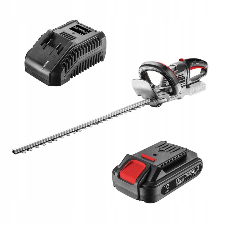 Nożyce do żywopłotu+ akumu.2Ah +ładowarka GRAPHITE