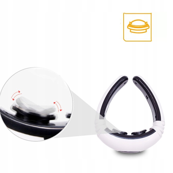 MASAŻER ELEKTROSTYMULATOR SZYI KARKU TENS EMS 2W1 ELEKTRODY TERAPIA PRĄDEM