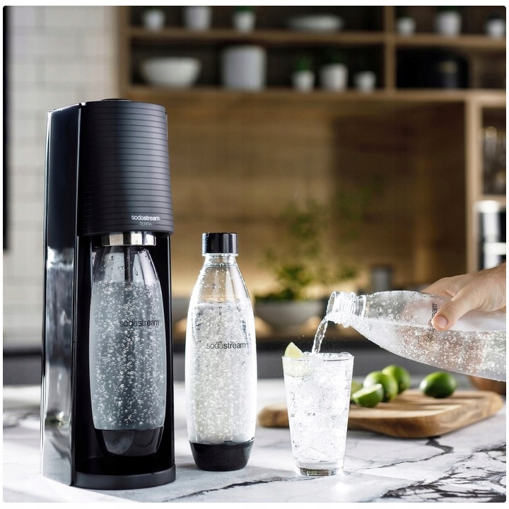 Saturator do wody Soda Stream TERRA Czarny + 2 butelki