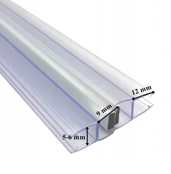 Uszczelka magnetyczna do kabiny prysznicowej 5-6 mm 200 cm 2 m