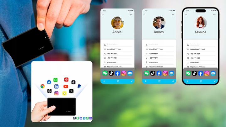 Lokalizator GPS MiCard Pro karta do portfela WIZYTÓWKA QR APPLE IOS