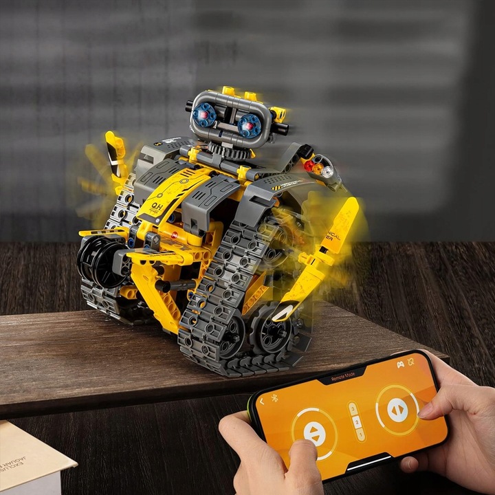 PROGRAMOWALNY ROBOT ZESTAW KONSTRUKCYJNY APP I PILOT KONTROLA DLA DZIECI