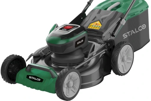 STALCO Kosiarka akumulatorowa z napędem samobieżna 2x AKU 8Ah ładowarka DUO