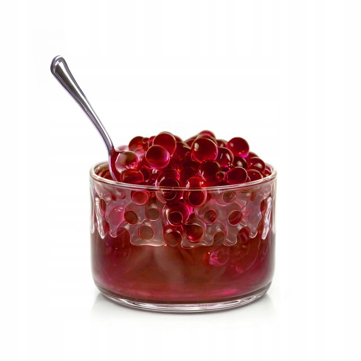 Molecula - KULKI do BUBBLE TEA - 2kg - MOLEKULARNY KAWIOR - TRUSKAWKA