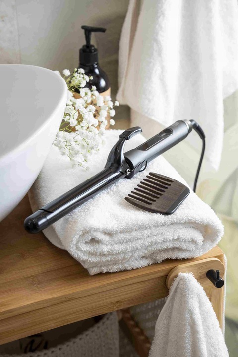 LOKÓWKA DO WŁOSÓW CERAMICZNA 25mm SZYBKIE NAGRZEWANIE REGULACJA TEMPERATURY