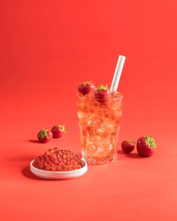 Molecula - KULKI do BUBBLE TEA - 2kg - MOLEKULARNY KAWIOR - TRUSKAWKA