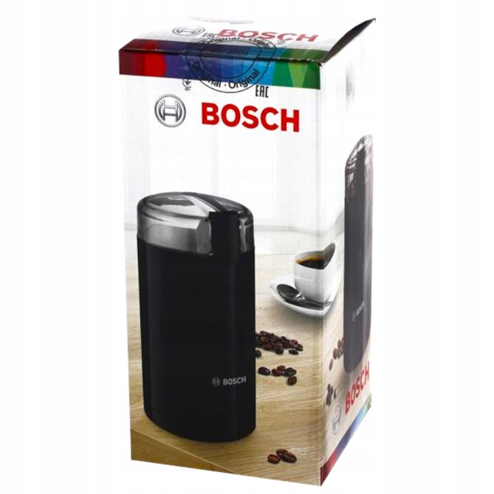 ELEKTRYCZNY MŁYNEK DO KAWY BOSCH TSM6A014R CZERWONY 180W SUPER MOC 150g/min