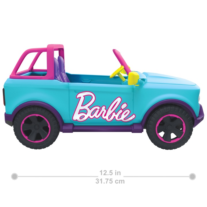 Hot Wheels RC Barbie SUV Pojazd zdalnie sterowany w skali 1:12 JEEP AUTKO