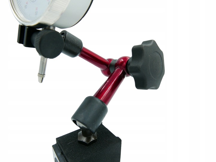 CZUJNIK ZEGAROWY STATYWIE SPRAWDZANIA BICIA TARCZ