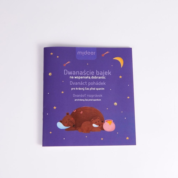 Mideer Latarka i projektor dla dzieci z 12 bajkami w języku polskim