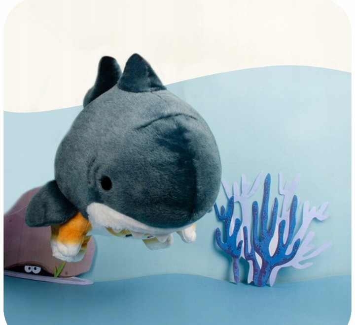 PLUSZAK MASKOTKA KOT REKIN PLUSZAK PRZYTULANKA 45CM