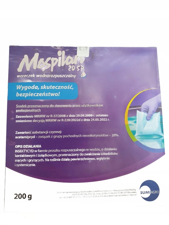 Mospilan 20SP 200G owadobójczy stonka