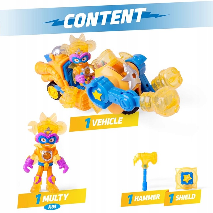 SuperThings Combat Vehicles Multy Kazoom Power Super Zings Things pojazd