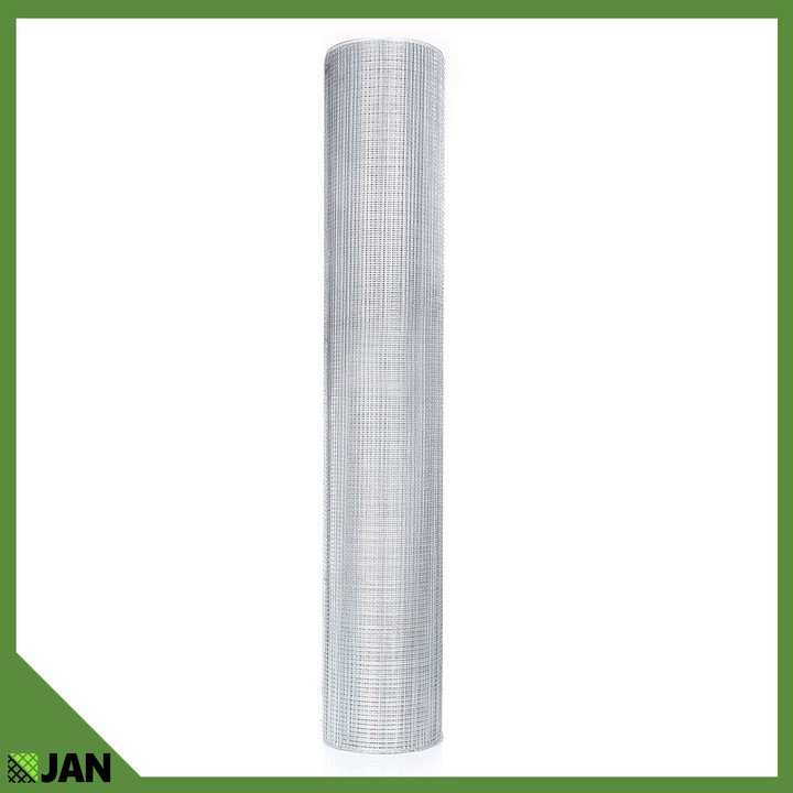 Siatka przeciw Gryzoniom 6x6x0,65 ocynk Hodowlana Na Woliery Zgrzewana 5m2