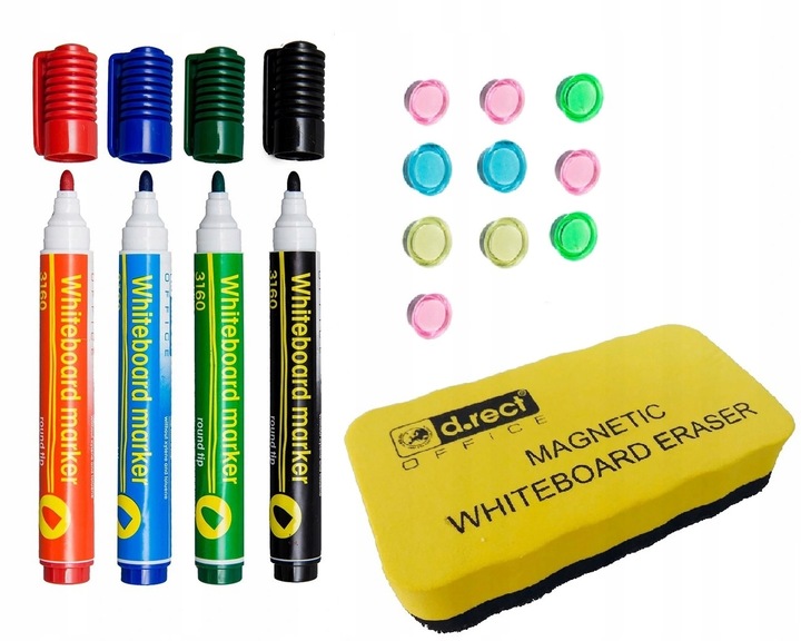 Tablica Biała suchościeralna magnetyczna 90x60