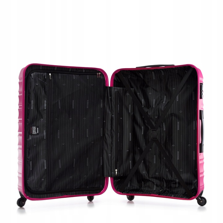 WITTCHEN Duża walizka z ABS-u z żebrowaniem