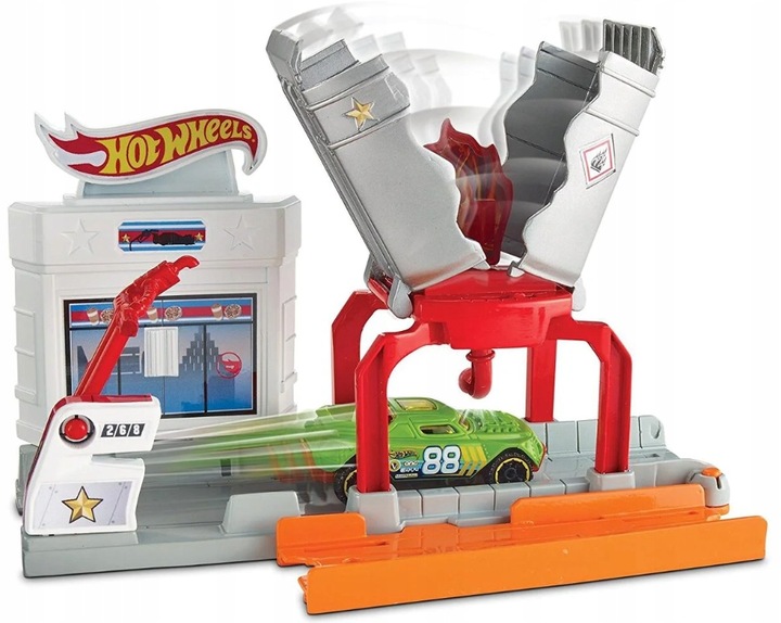 HOT WHEELS tor Zestaw POŻAR NA STACJI FJN36