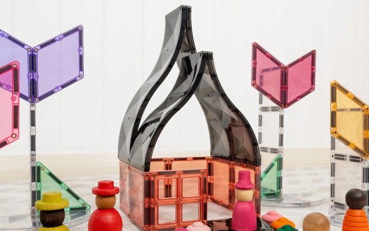 Klocki magnetyczne drogi Creative Roads Pack 16 elementów Connetix