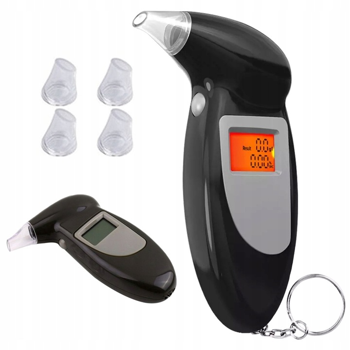 ALKOMAT LCD ALKOTEST + 4 KOŃCÓWKI WYMIENNE USTNIKI